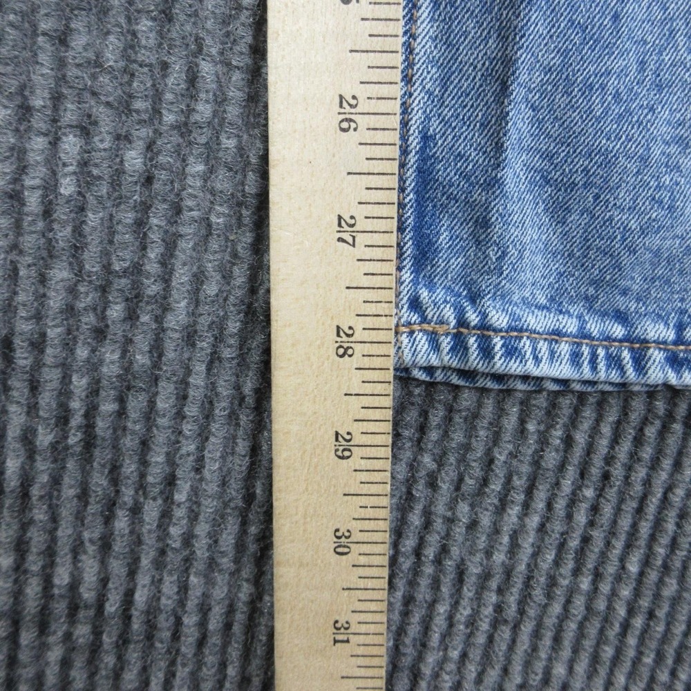 Old Navy Jeans Womens 2 Petite Blue Baggy Wide-Leg High Rise Denim 28x28.5* NWT - Picture 7 of 16